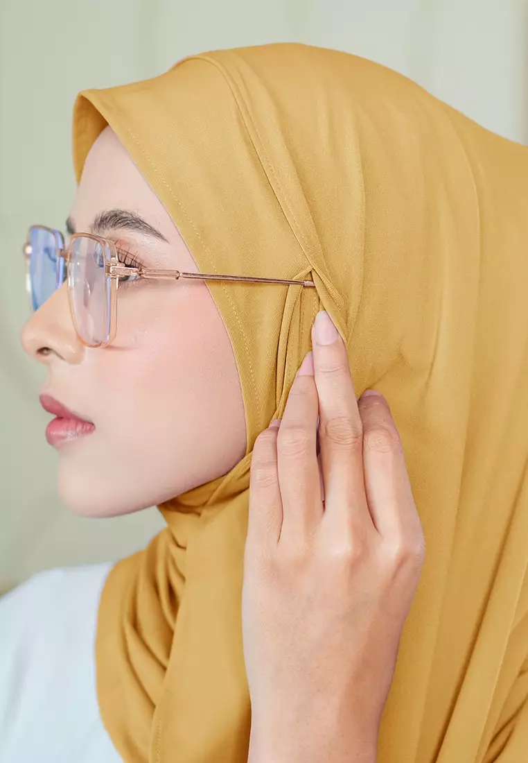 HIJAB INSTAN ALMA - MUSTARD