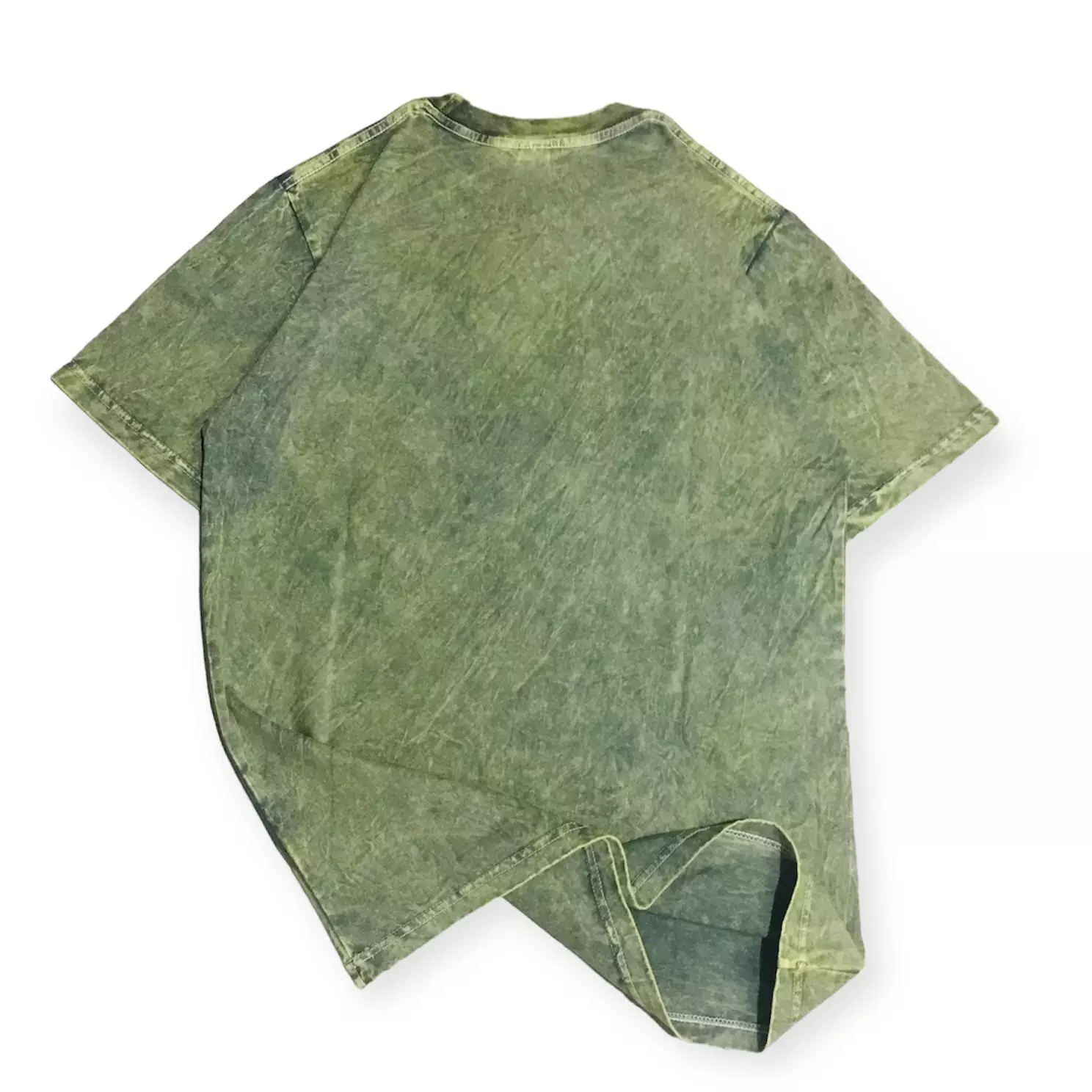Ossu T-Shirt Basic Colour | Kaos Polos Warna Green Wash | Cotton Combed