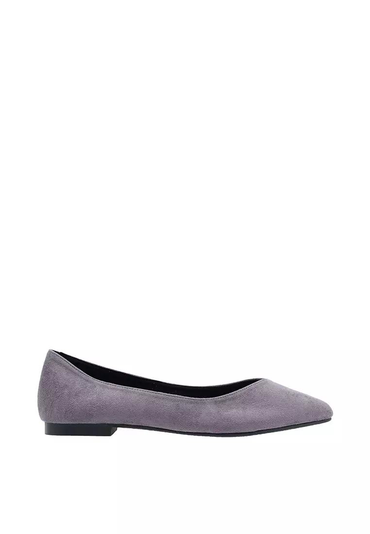 Purple flats womens shoes online
