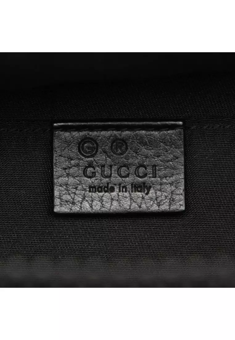 Pre-Loved Gucci Gg Nylon Web Belt Bag