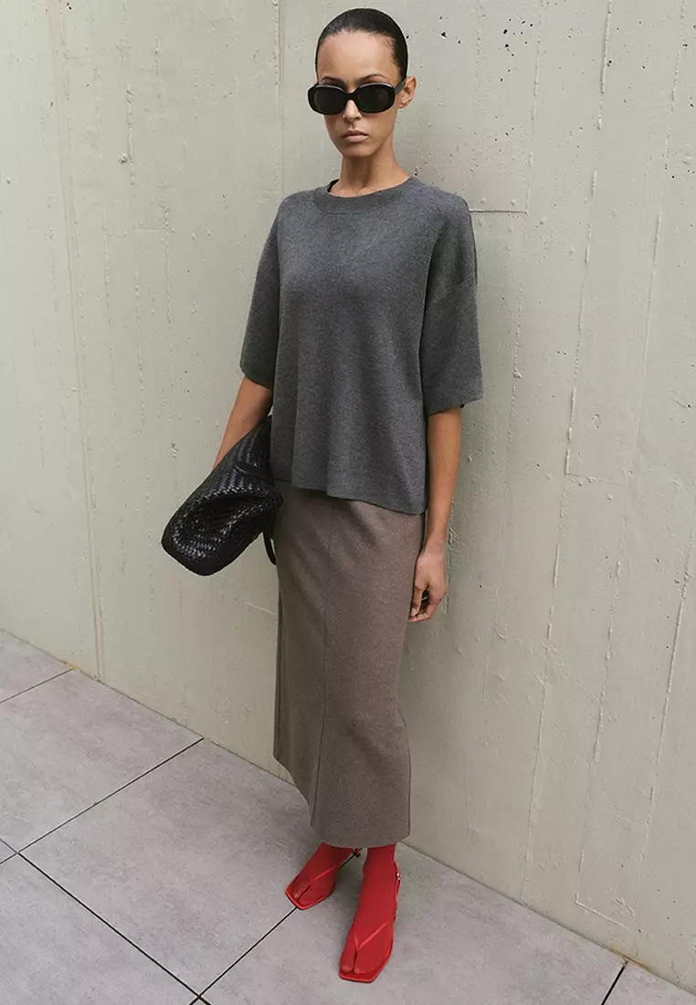 Oversize Short Sleeve Sweater