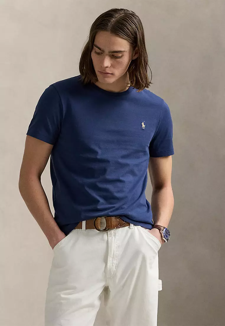 Buy Polo Ralph Lauren Custom Slim Fit Jersey Crewneck T-Shirt 2025
