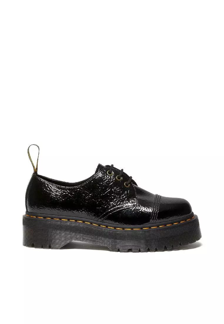 Discount on Dr. Martens  shoes - SKU: 1461 QUAD TOE CAP DISTRESSED PATENT