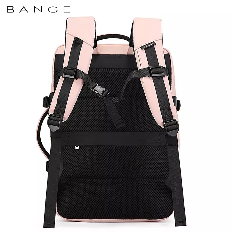 Bange BG2892 Tas Ransel pria Laptop Kerja Backpack 15.6 Inch- Pink
