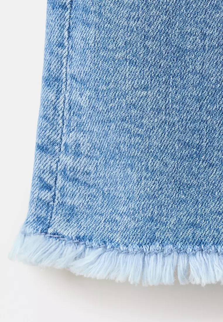 Frayed Low-Rise Skinny Jeans