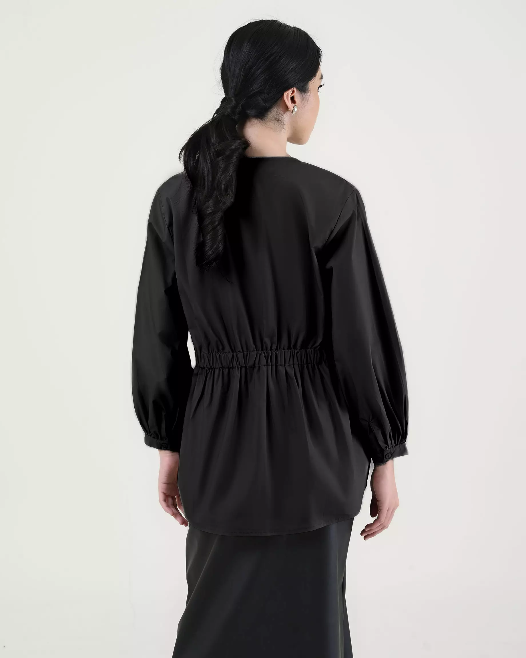 Geulis.id ROSALIA SHIRT - Black