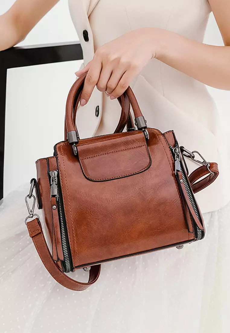 Leather handbags online cheap online