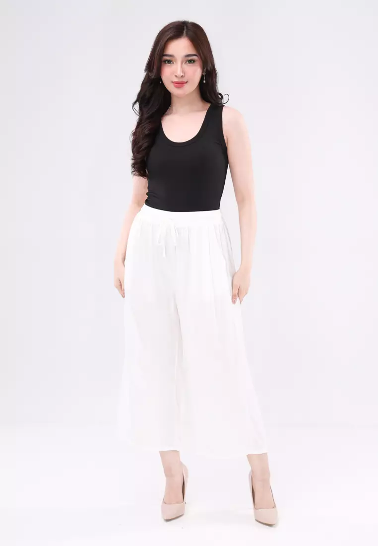Soft Linen Cullotes Pants