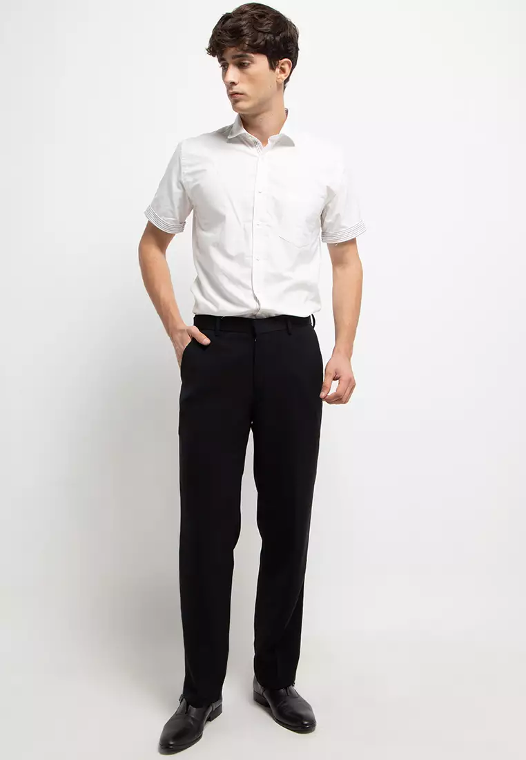 Imp Regular Fit Celana Formal Navy