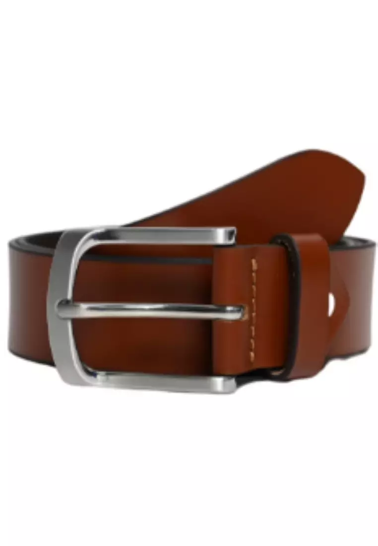 Buy Oxhide Casual Leather Belt Men - Men Belt for Jean made of Full Grain  Leather / Tan Color / Wide Belt 38mm Online