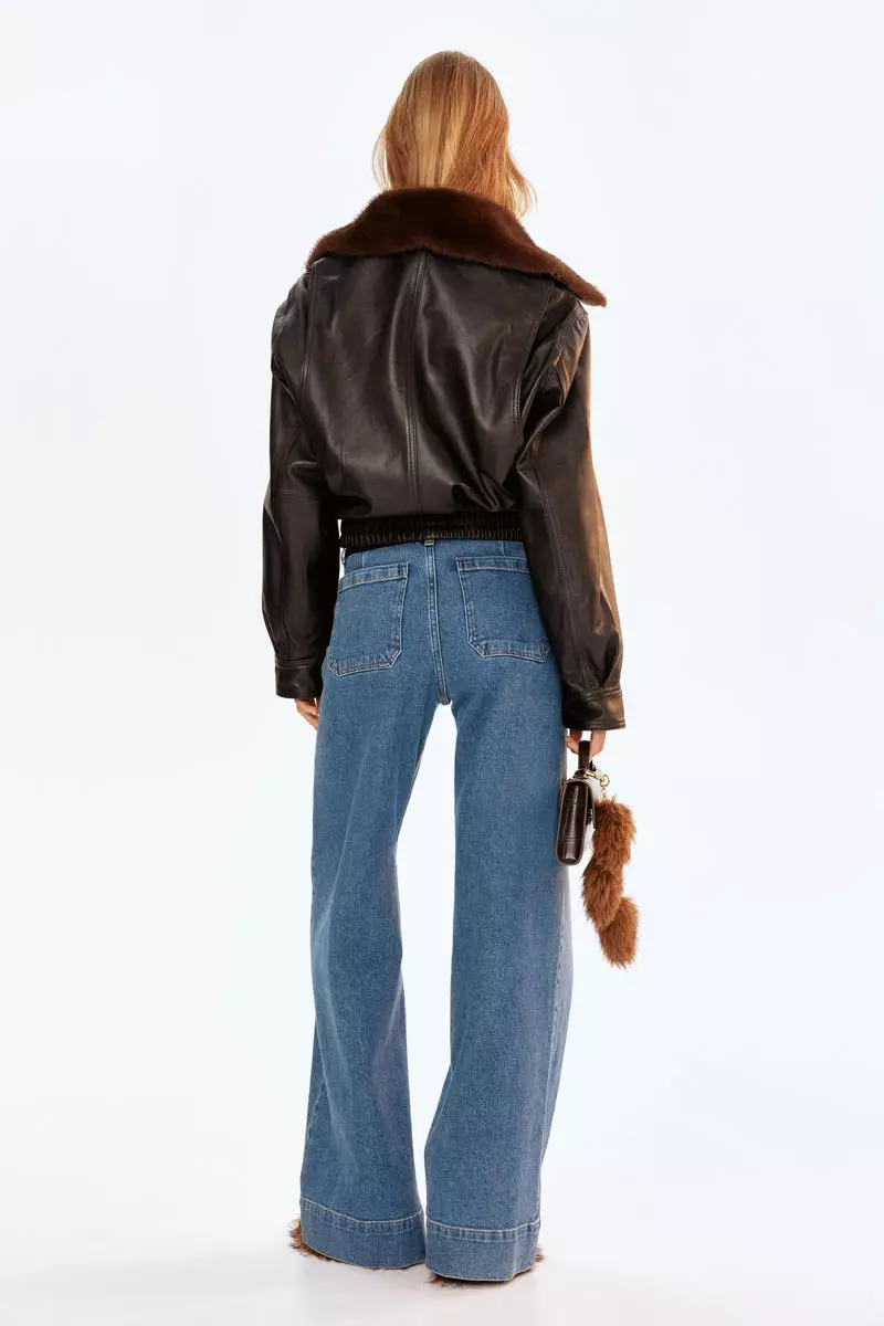 Wide High Jeans