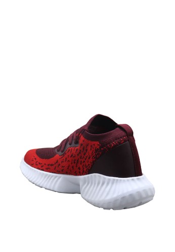 Jual Precise Precise Flexnit Kurven W Sepatu Wanita Merah Marun Original Zalora Indonesia