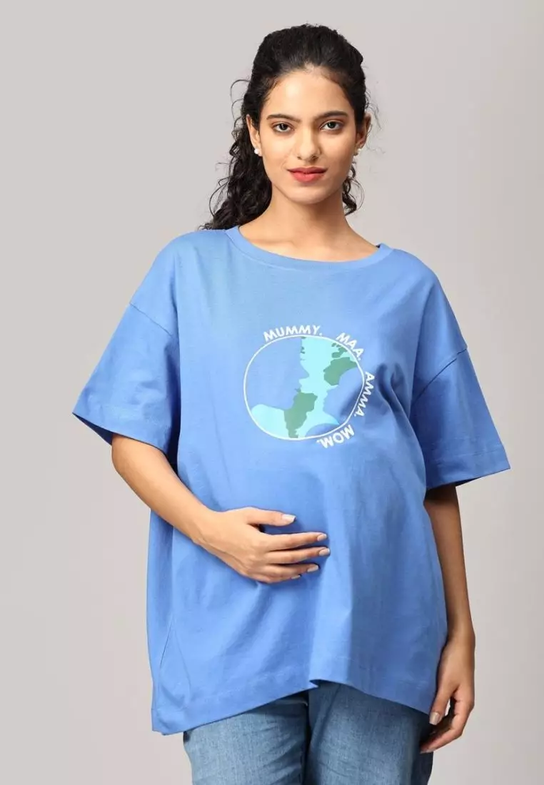 Mom My World Oversized Mumma T-shirt