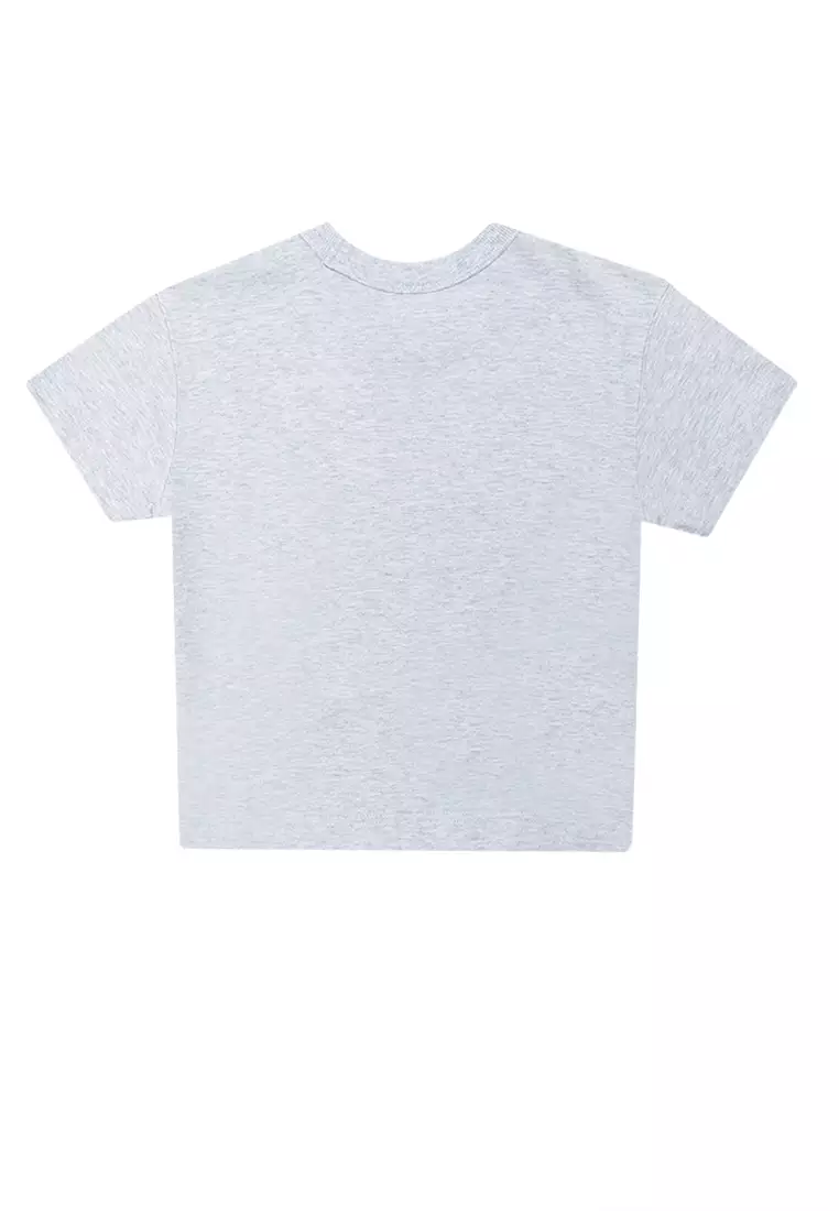 License Drop Shoulder Short Sleeves Tee