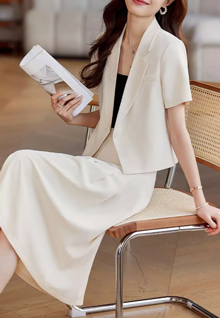 Fashionable Short Sleeve Suit Jacket YGH-EG1290