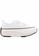 Crystal Korea Fashion white South Korean made amphibole elastic band platform light casual shoes (3.5CM) 96E49SH706E5D4GS_1
