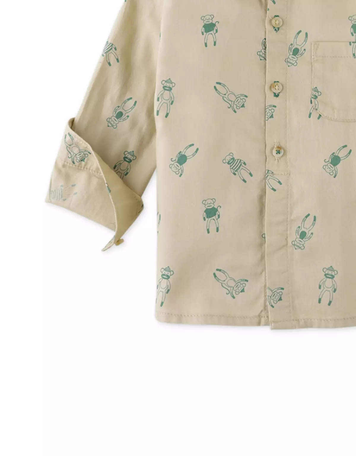 Gingersnaps Baby Winter Emporium Wls - Kemeja Bayi Laki-laki (Krem)