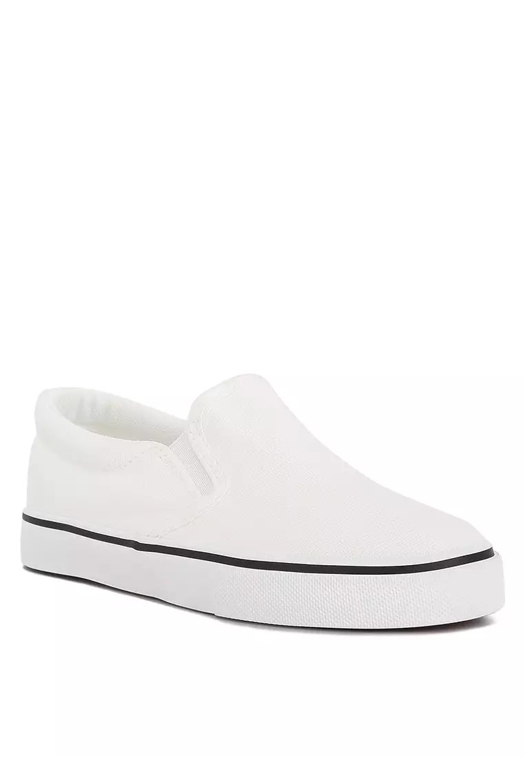 Cheap white canvas shoes online