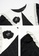 OUNIXUE black Elegant Lapel Bubble Shoulder Chiffon Dress C2013AA679DE1BGS_6