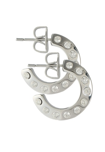Guess silver 17Mm Small Hoops D026BAC4BF6B4DGS_1