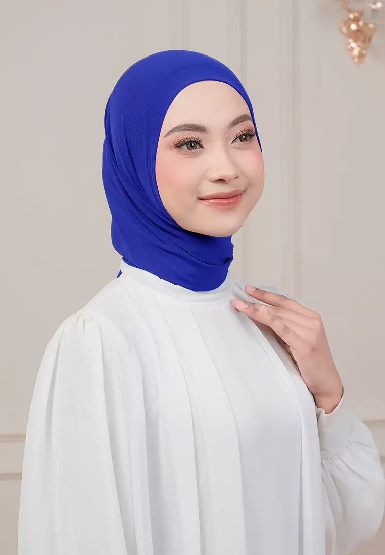 HIJAB INSTAN QIARA - ELECTRIC BLUE