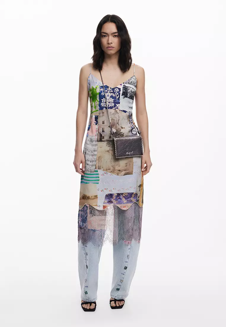 Large metallic convertible wallet