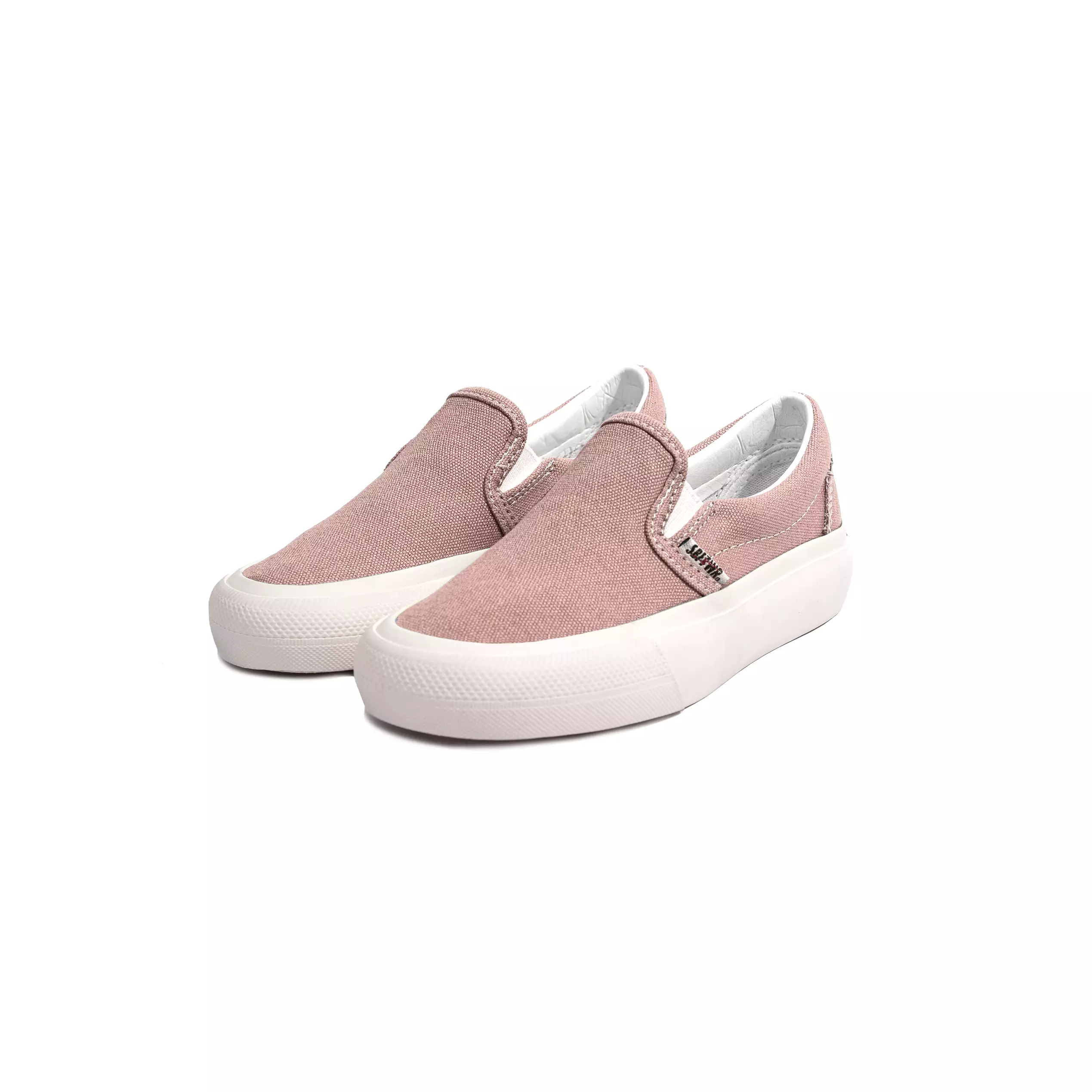 SABA KIDS Slip On Evan Light Peach - Sepatu Sneakers Sekolah Anak Original 100% VTK 12