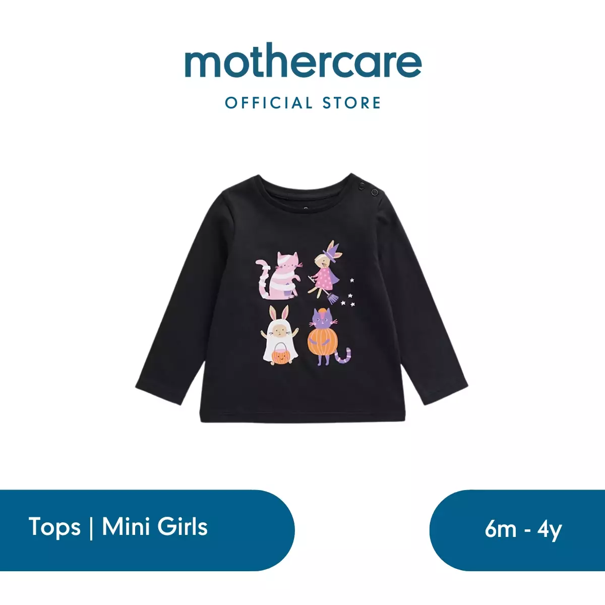 Jual Mothercare Mothercare Halloween Long-Sleeved T-Shirt Kaos