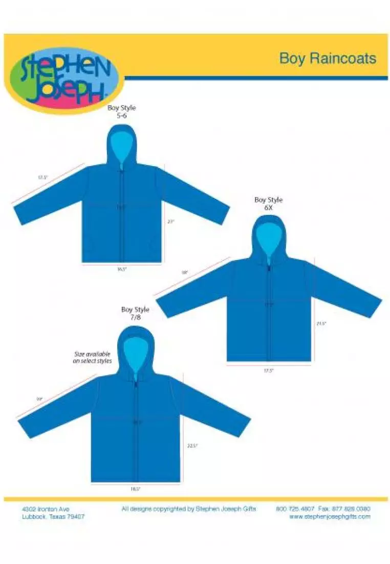 Stephen Joseph Rain Coat Outer Space