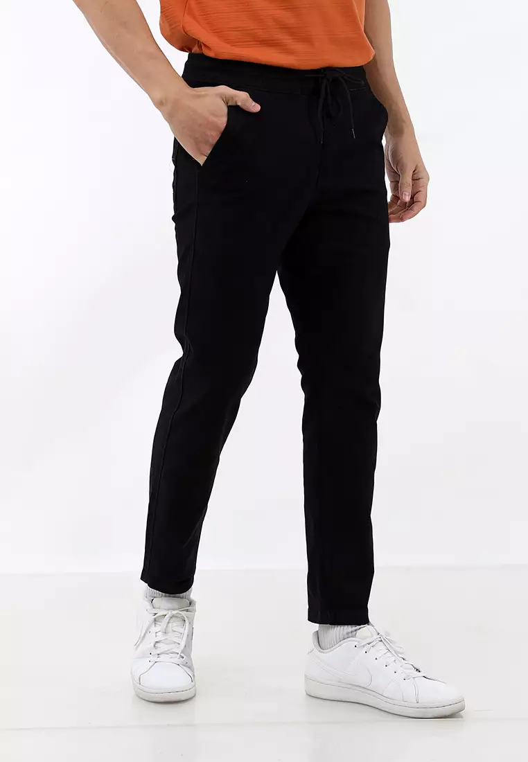 Colored Long Pants Slim Straight Stretch