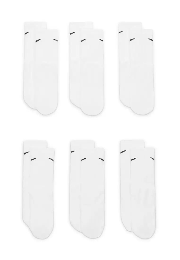 Everyday Cushioned Crew Socks (6 Pairs)