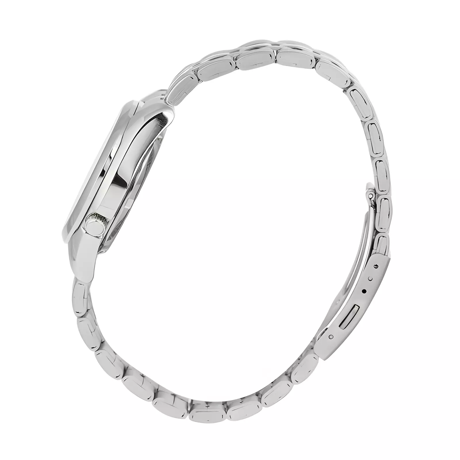 Seiko 5 - Jam Tangan Automatic Pria - Black Dial - All Silver Stainless Steel - SNK375K1