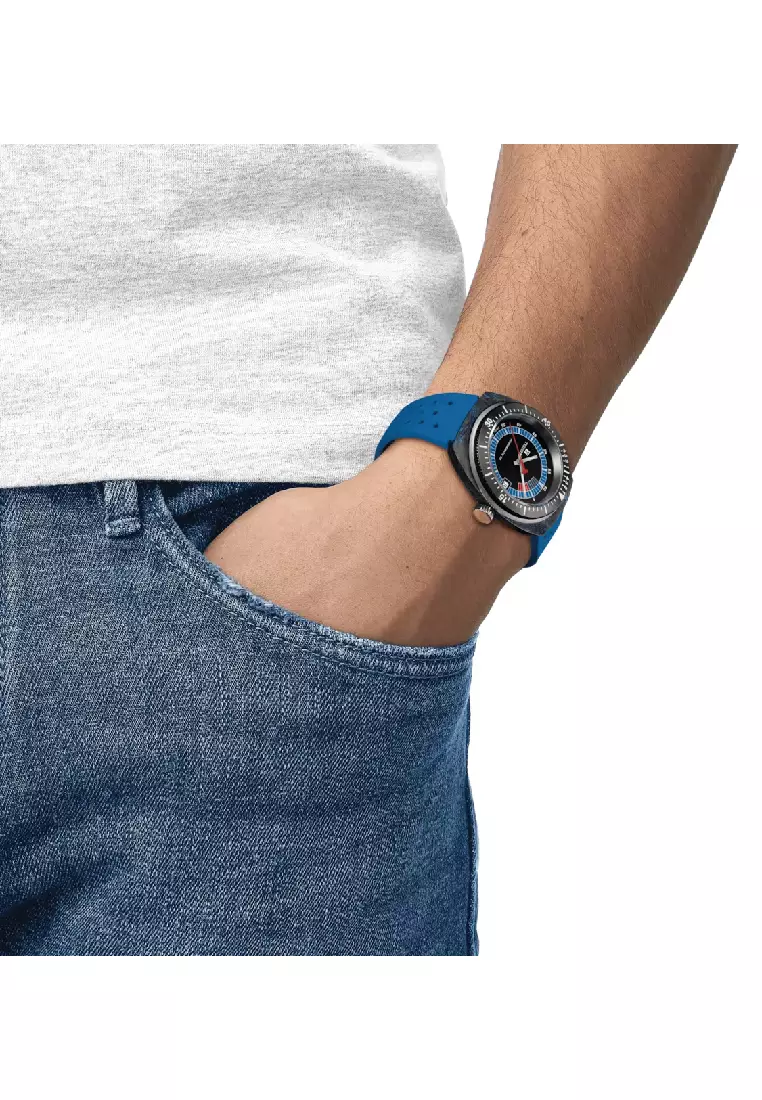 Tissot Sideral S Powermatic 80 Synthetic Strap Men's Watch T1454079705701