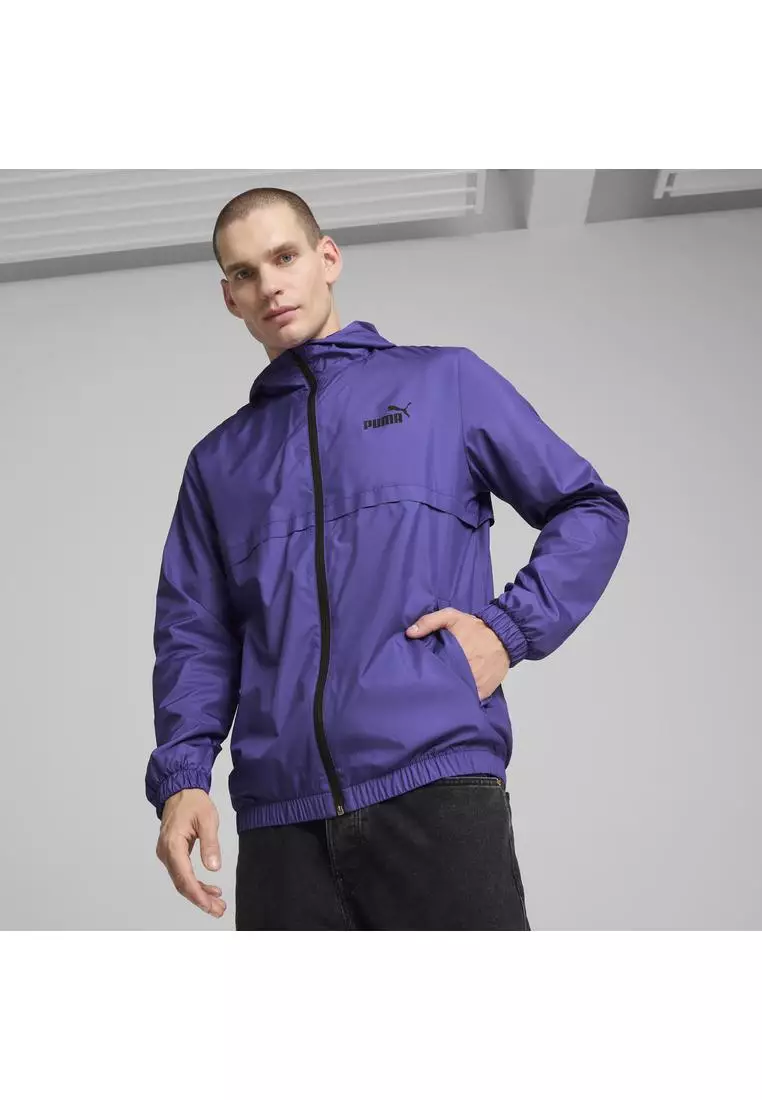 Essentials Solid 男子防風外套