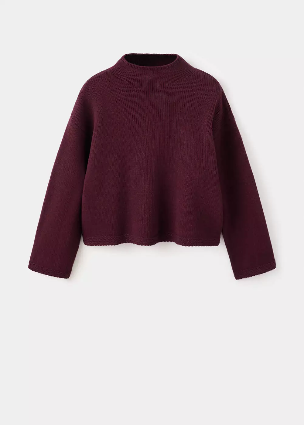 Sweater rajut kerah perkins