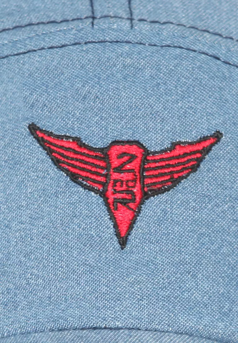 Topi Baseball Korean Style Light Blue