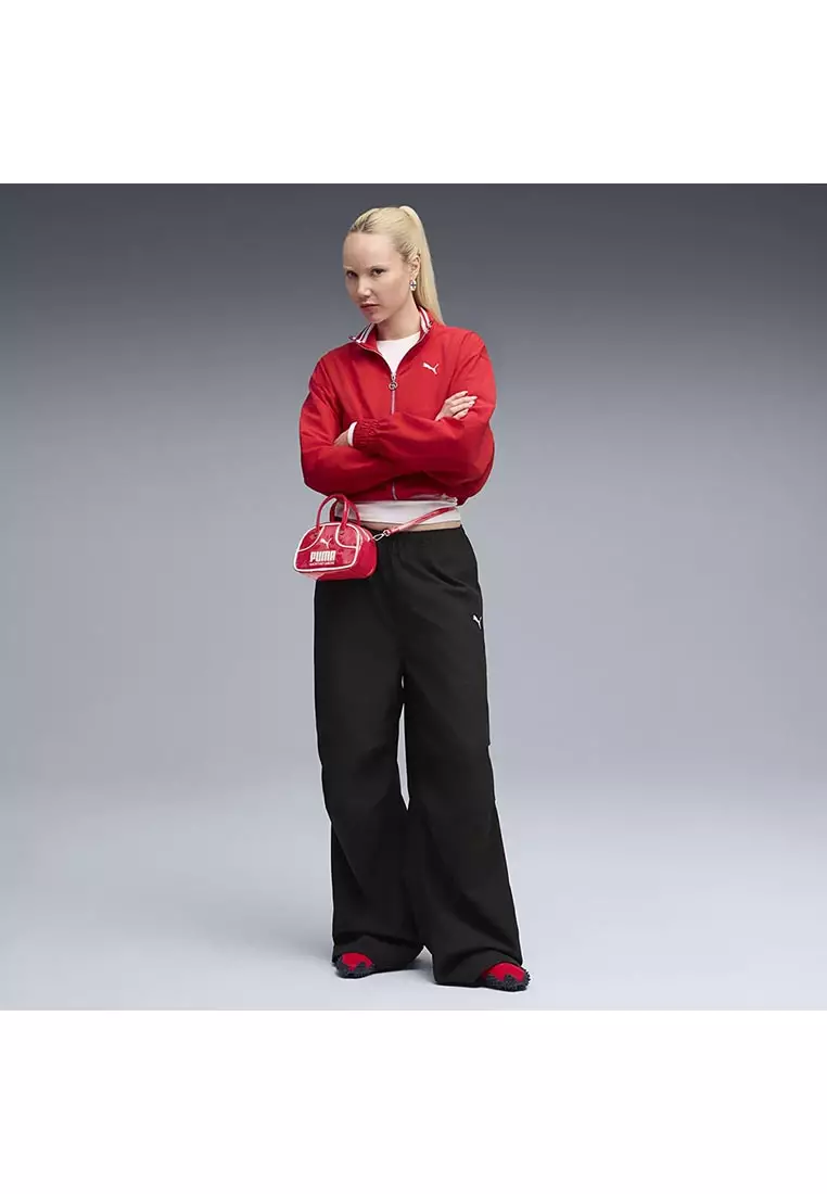 Wardrobe Essentials Parachute Woven Pants Women