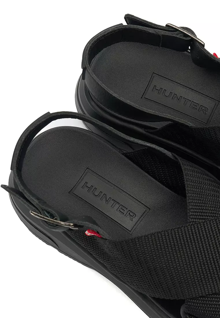 UNISEX CITY REBEL WEBBING CROSS-OVER SANDALS