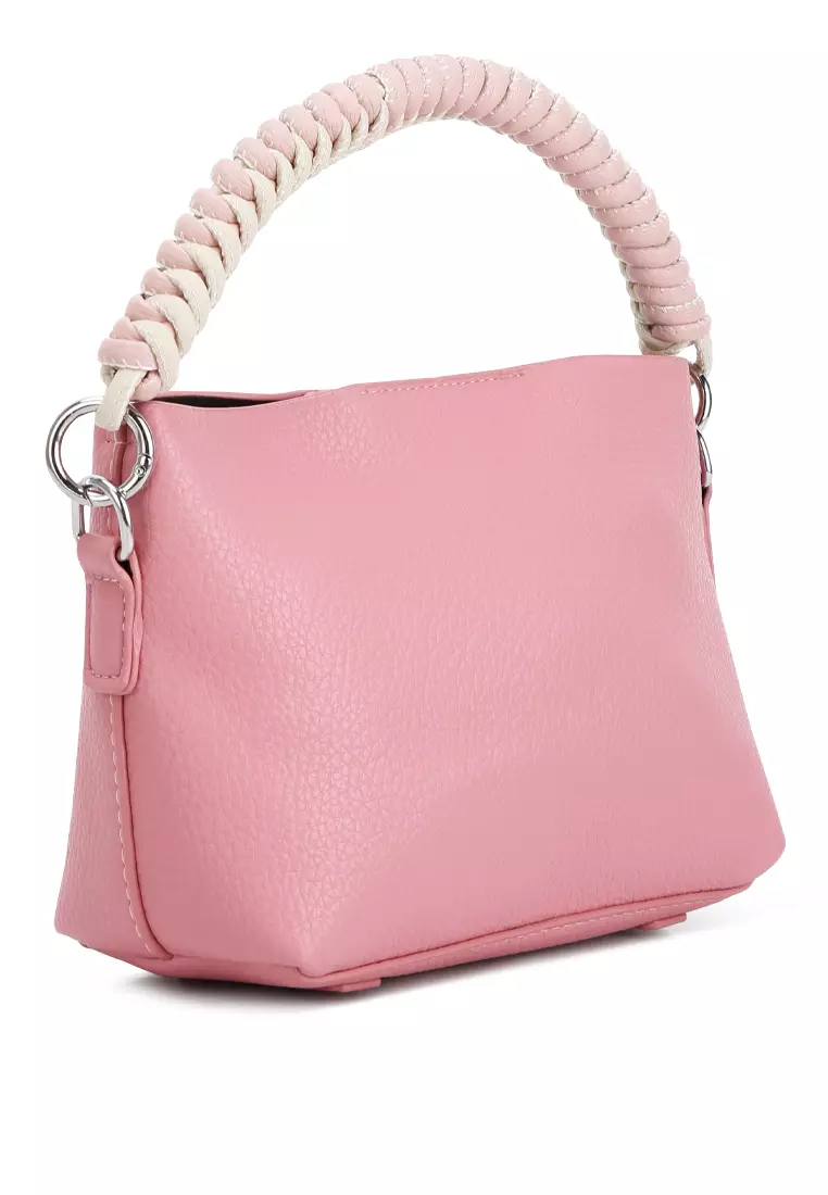 Cable Cord Strap Mini Bag In Rose