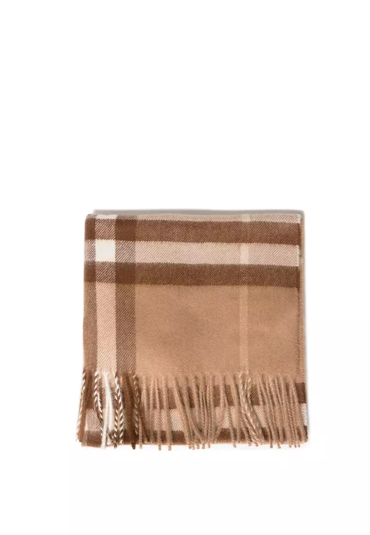 Burberry 50 cashmere 50 wool scarf velvet top