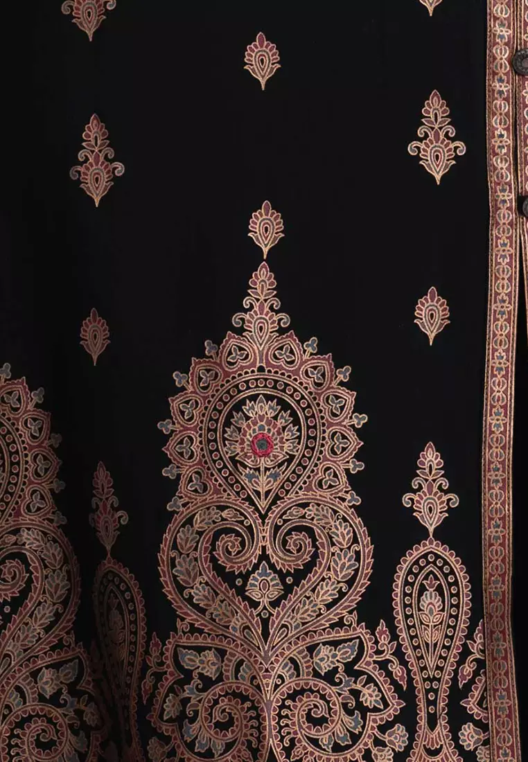 Le Reve Ethnic Printed Straight Salwar Kameez