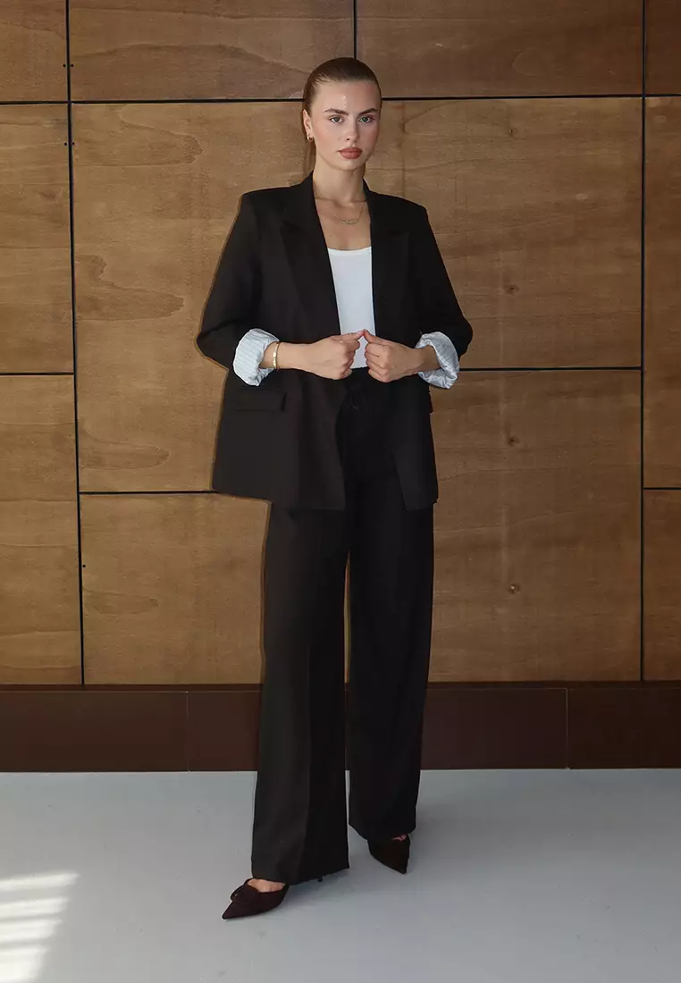 Relaxed Fit Blazer Jacket