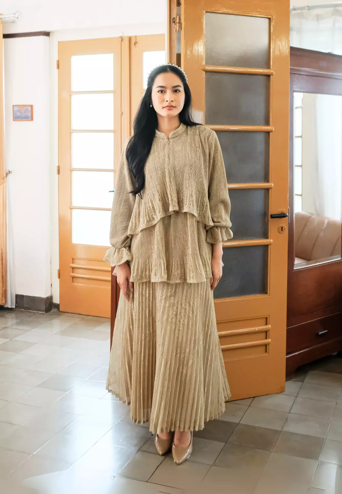 Ansara Blouse - Stone