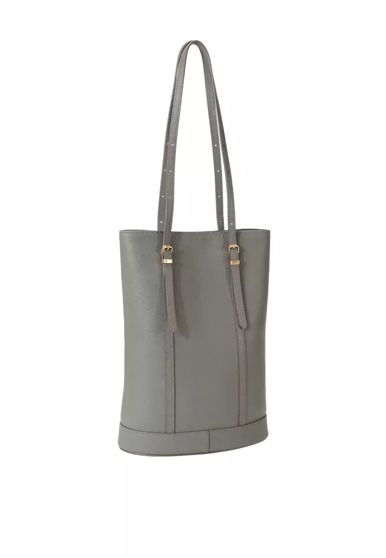 LYLE Portrait Tote - Embossed Grey