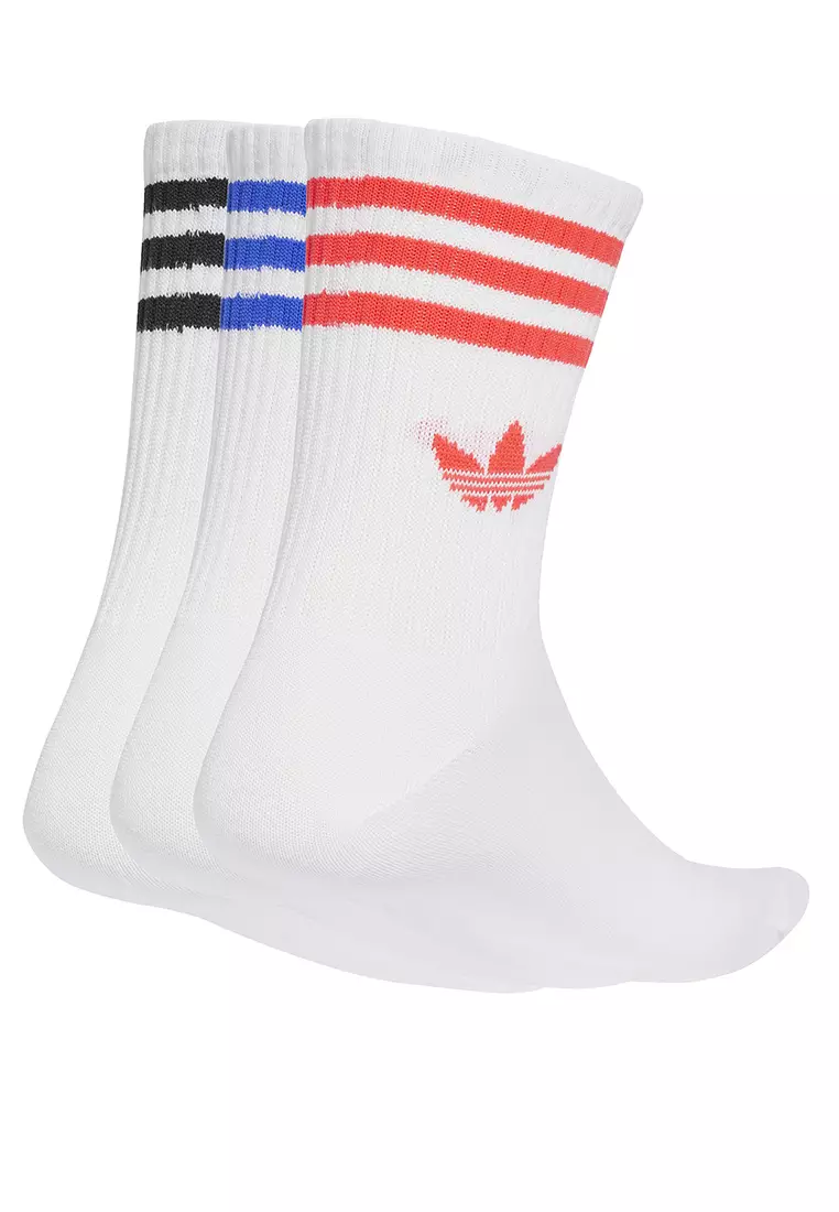 3-Stripes Crew Socks 3 Pairs