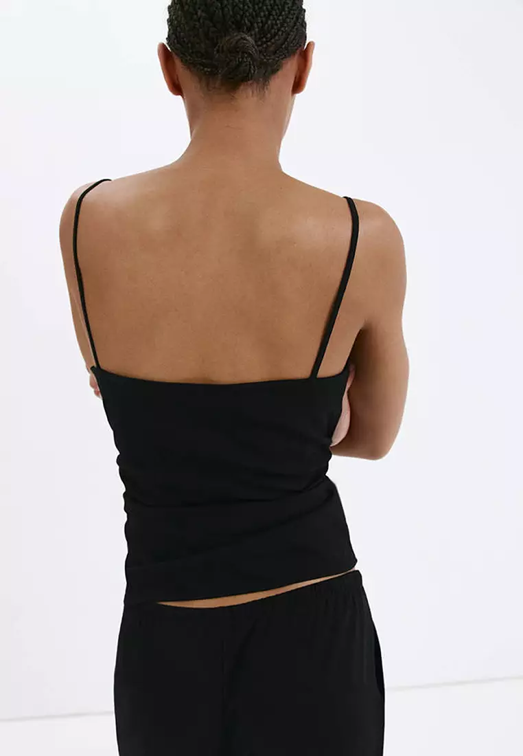 Draped Strap Top