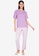 ZALORA BASICS purple Casual T-Shirt DD551AA68DB77CGS_4