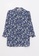 LC WAIKIKI blue Patterned Long Sleeve Women's Shirt With Button Closure On The Front 9642DAAEADABE5GS_6