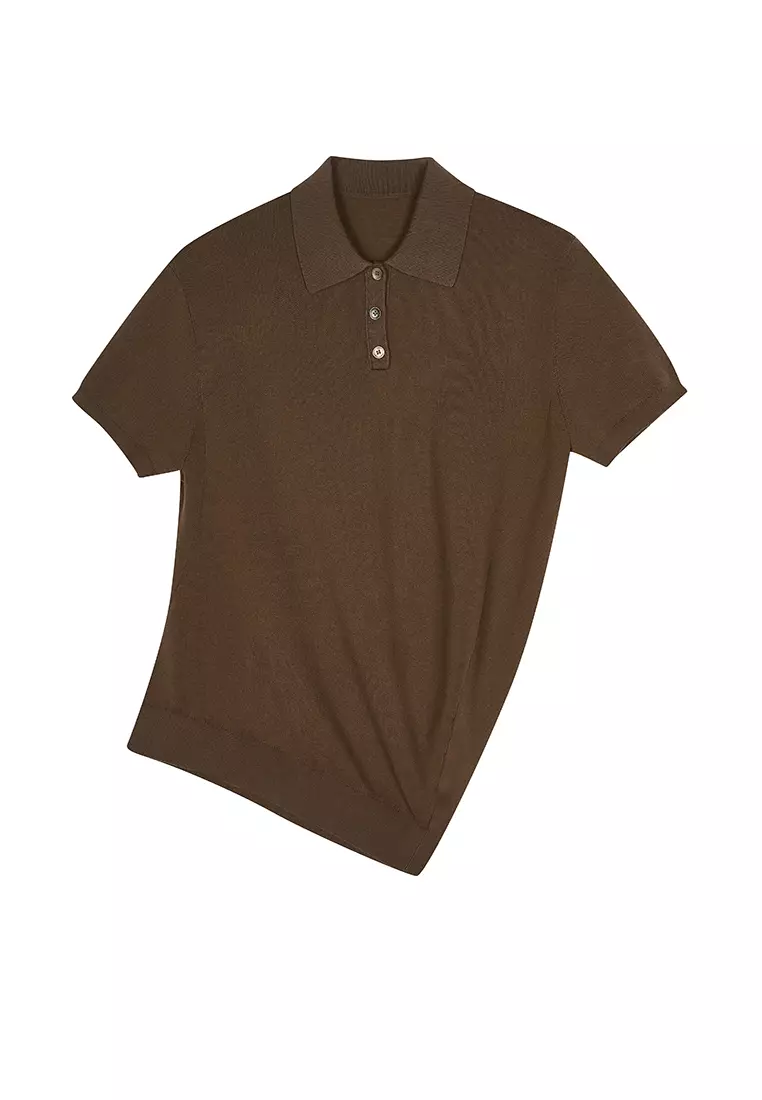 Cotton Short Sleeve Pullover Knit