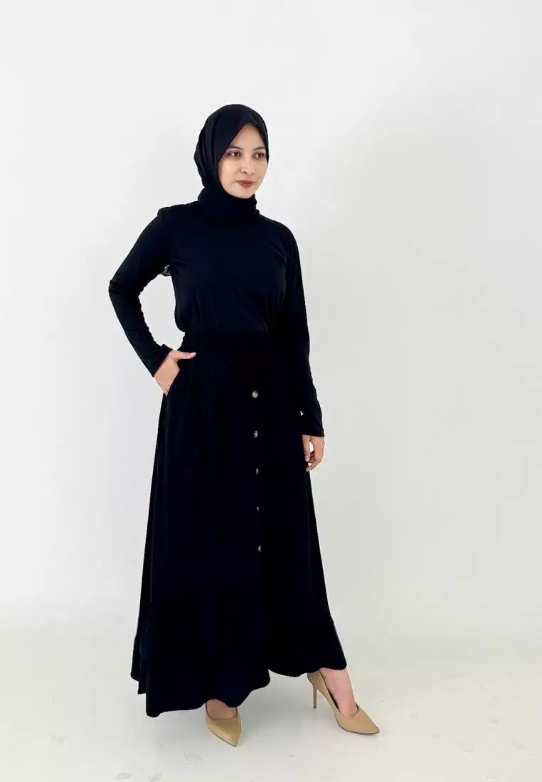 Inayah Cotton Skirt (Rok Panjang A-Line)